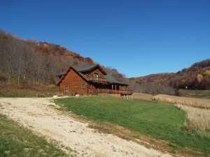 Crooked Creek Construction Log Home Exterior 1