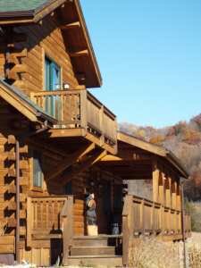 Crooked Creek Construction Log Home Exterior 2