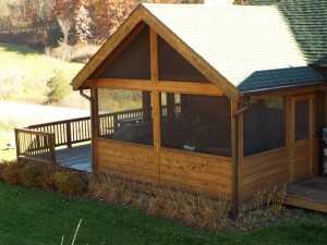 Crooked Creek Construction Log Home Exterior 4