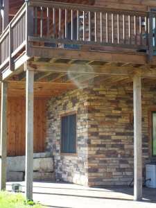 Crooked Creek Construction Log Home Exterior 6